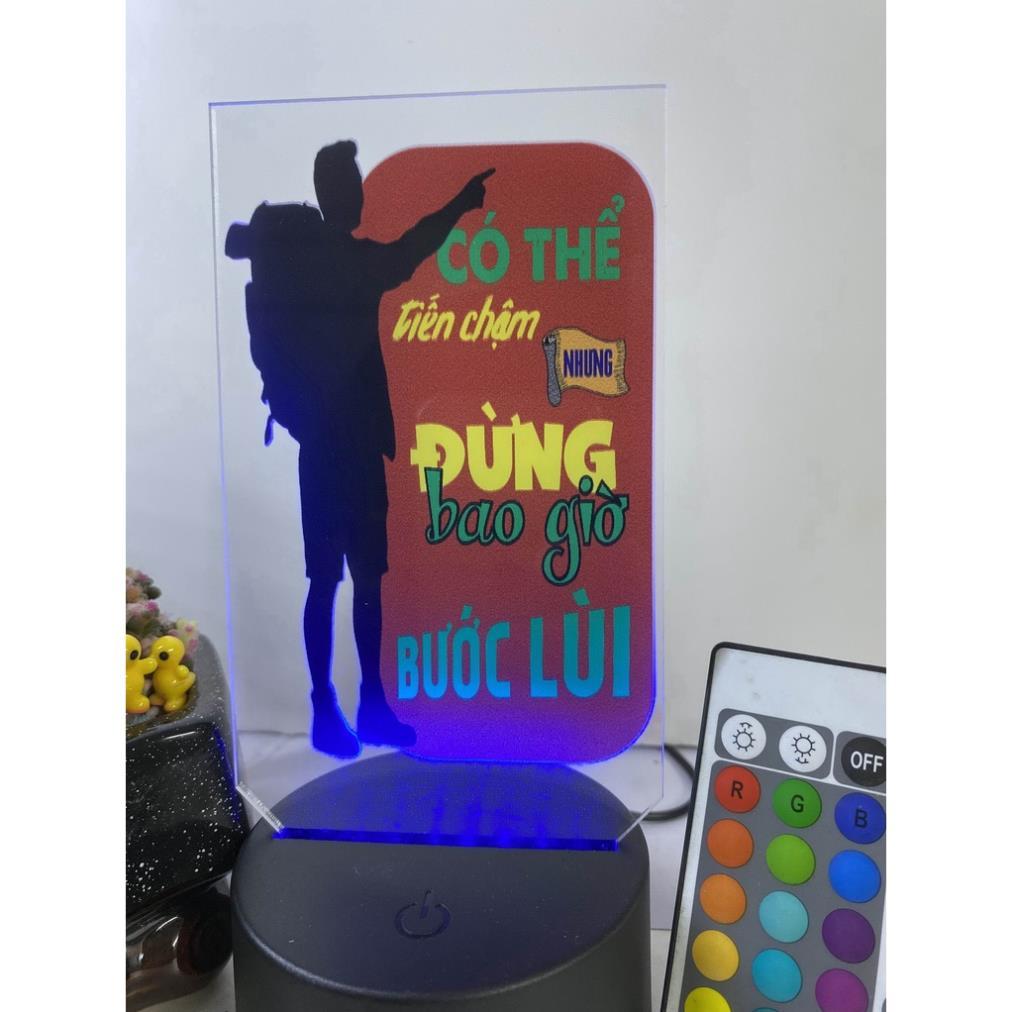 14 -Tranh đèn led động lực đẹp, đèn led trang trí bàn làm việc- Dled-14