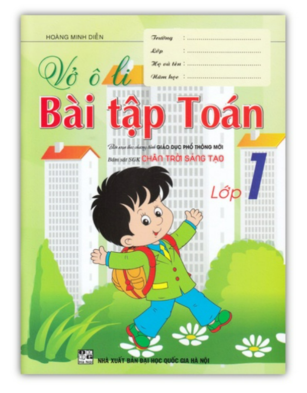 Sách - Vở Ô Li Bài Tập Toán Lớp 1