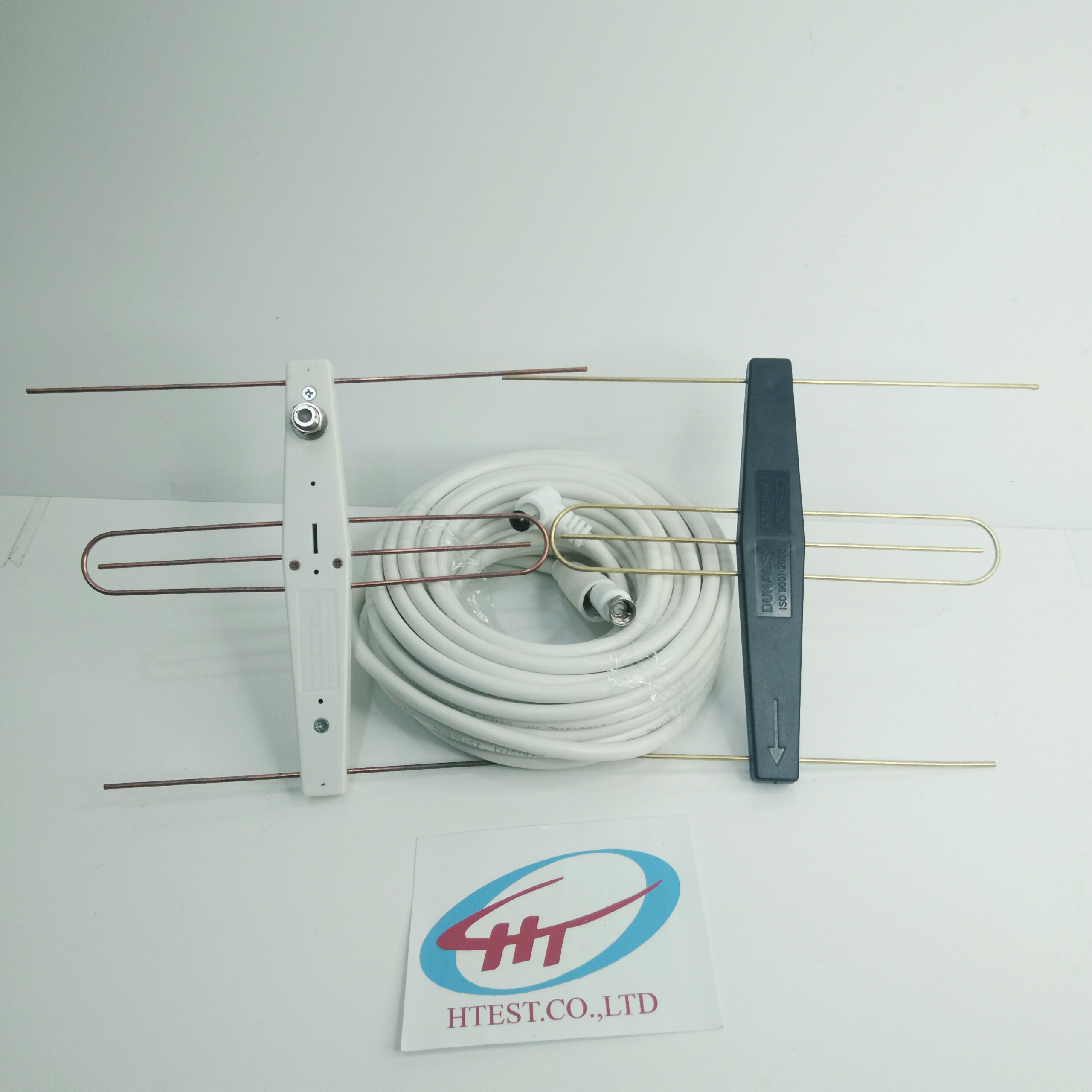 Anten khuếch đại ngoài trời DVB T2 DUNALS + dây cáp anten 15m - Hàng Chính Hãng