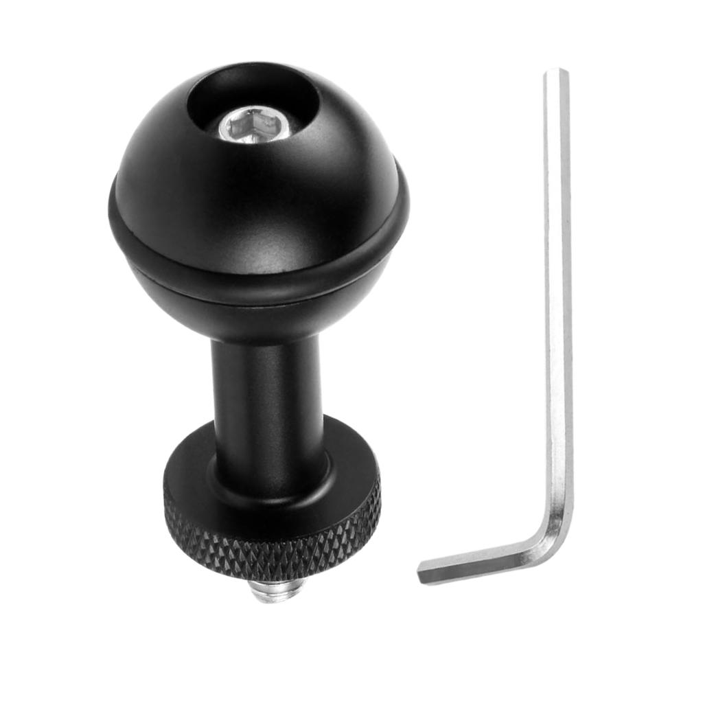 Phép Màu Sáng Bóng Bền 1 Bóng Adapter Nối Dài 1/4 Vít Hệ Thống Cho GoPro Lặn Cánh Tay