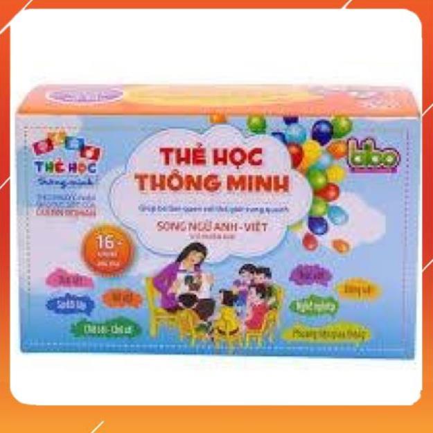 Bộ 460 thẻ học thông minh 16 chủ đề cho bé