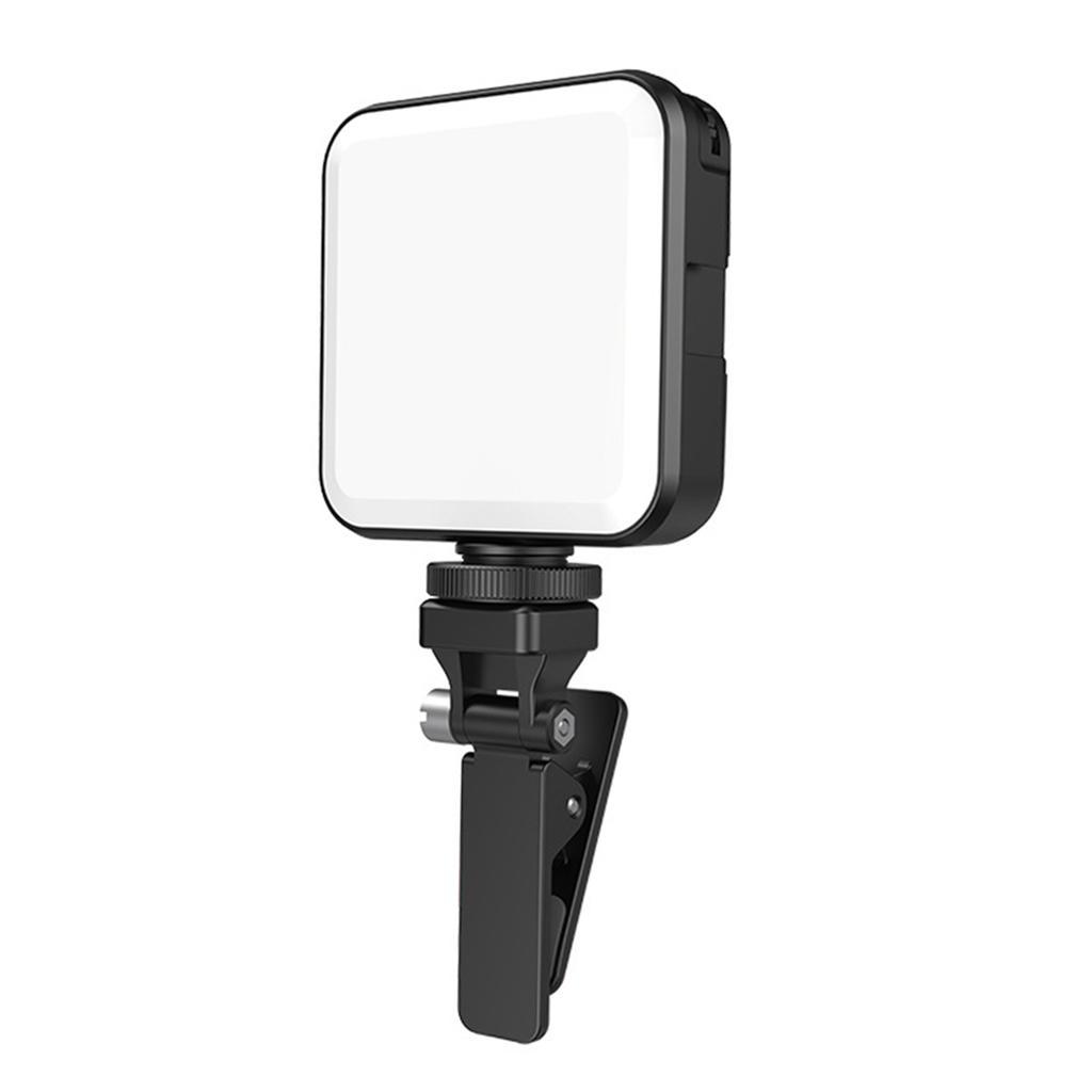 LED Video Light Hot Shoe for Video Recording Professional Cameras Black