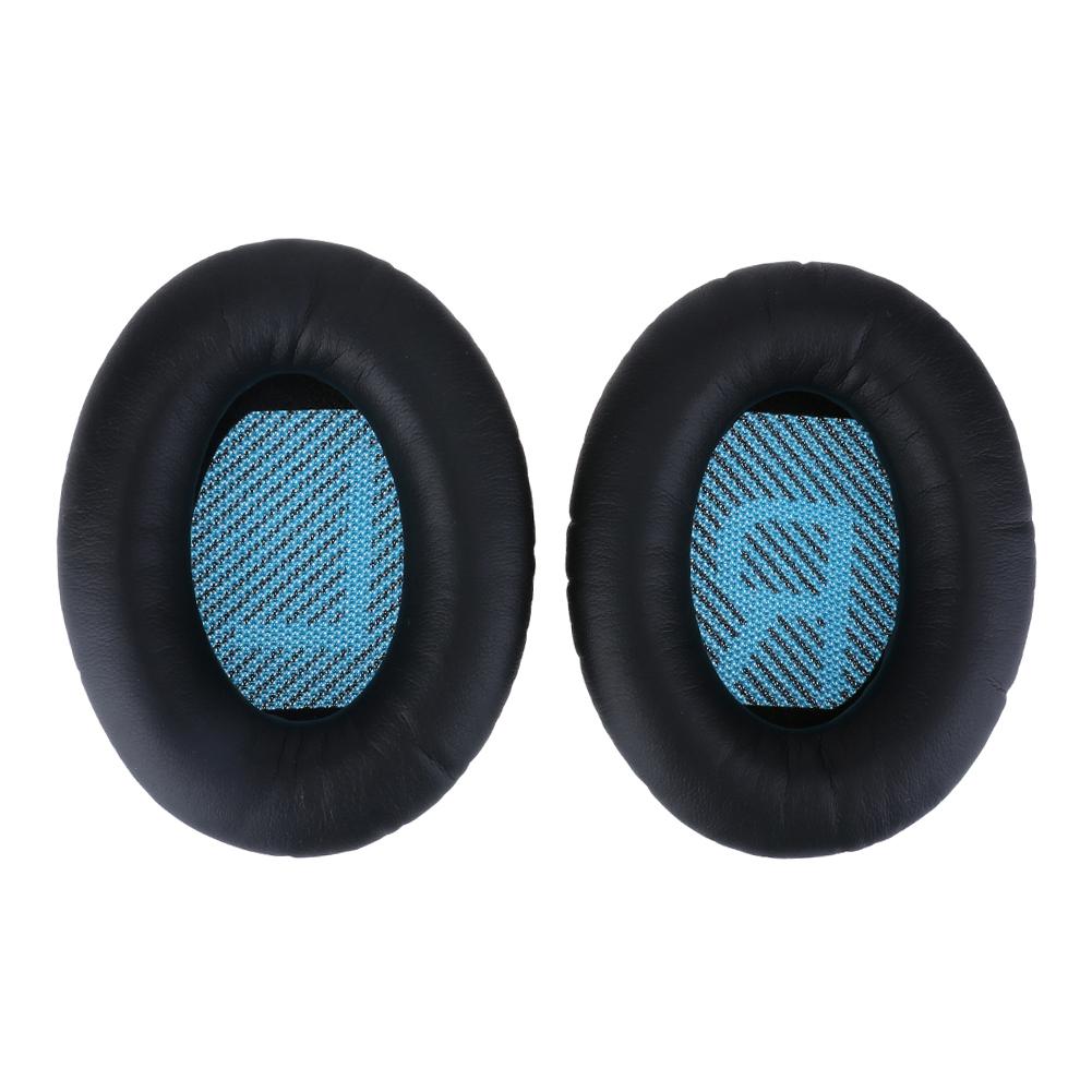 Miếng đệm tai thay thế Miếng đệm tai cho Bose QuietComfort QC 2 15 25 35 Đệm tai cho QC2 QC15 QC25 QC35 Bộ phận tai nghe SoundTrue Màu sắc: Xanh dương
