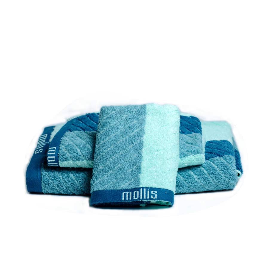 Khăn Mặt Mollis Cotton Nontwist 40x78cm Khăn Cao Cấp Sợi Không Se Thấm Hút Mau Khô x3 lần Dùng Gia Đình Thể Thao FMN1