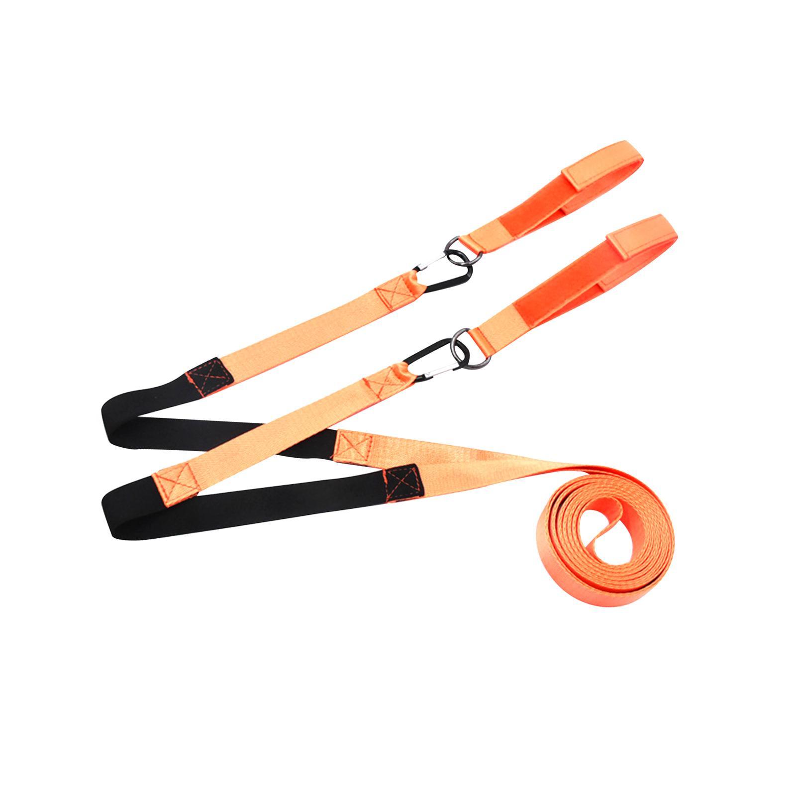 Kids Ski Training Harness Ski Training Belt Snowboard Safety Belt Beginner with Hook and Buckle Secure Connection Portable Ski Trainer Strap