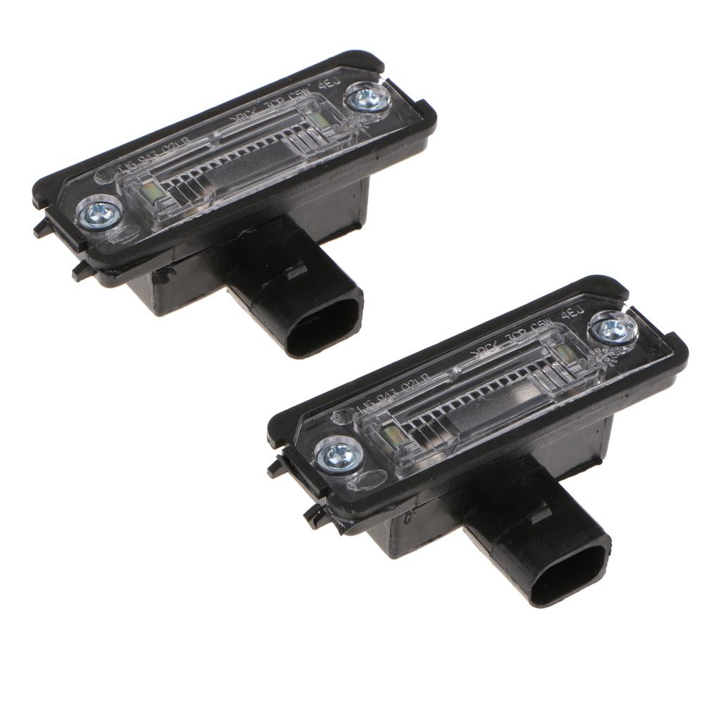 2 Pieces Light Lamp Number Plate Lamp For Golf MK4