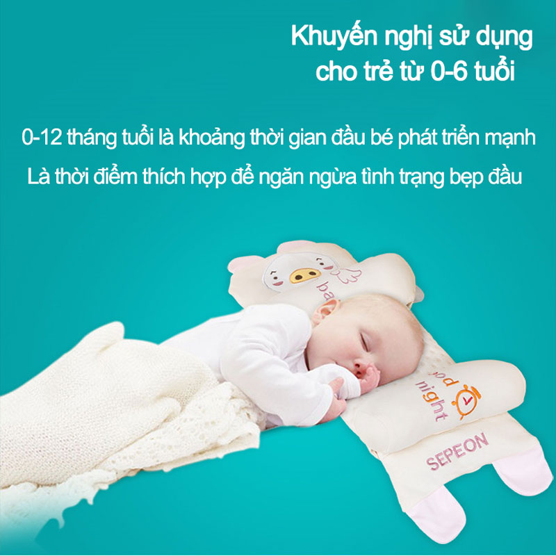 Gối Đầu Cho Be Xinh Xinh Cute 5 Loại Thảo Dược