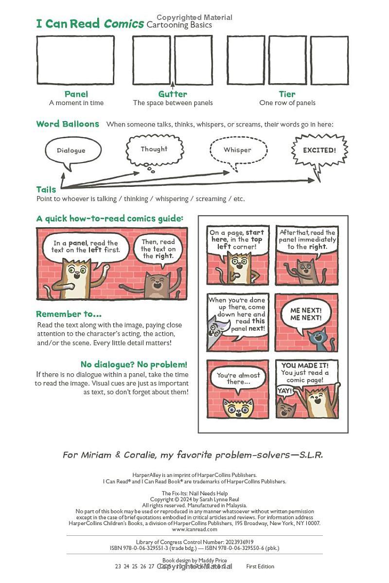 Sách ngoại văn: The Fix-Its: Nail Needs Help (I Can Read Comics Level 3)