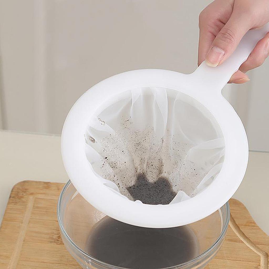 2xFine Mesh Strainer Coffee Juice Food Sieve Mesh Strainer Filter MultiPurpose