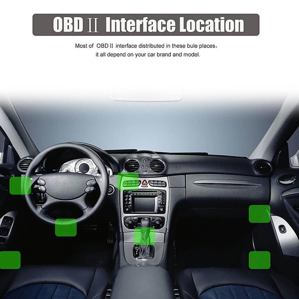 OBD II OBD 2 16 Pin To Mini USB Connecting Cable For Car HUD Head Up Display