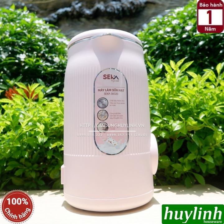 Máy làm sữa hạt mini SEKA SK320 PRO - 1.2 lít - 800W - 5 chức năng - Hàng chính hãng