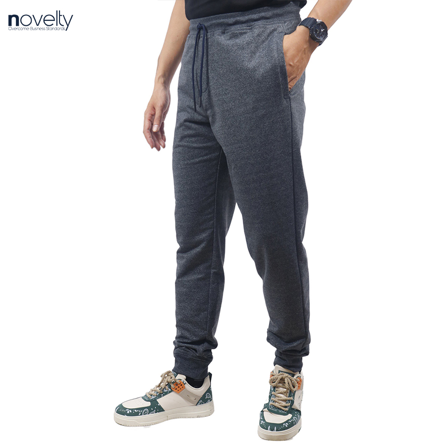 Quần jogger nam Novelty Regular fit xám đậm NQGMMDMT3R230544Q