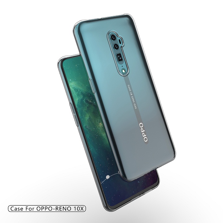Ốp lưng silicon dẻo cho Oppo Reno 10X Zoom hiệu Ultra Thin trong suốt mỏng 0.6mm độ trong tuyệt đối chống trầy xước - Hàng nhập khẩu