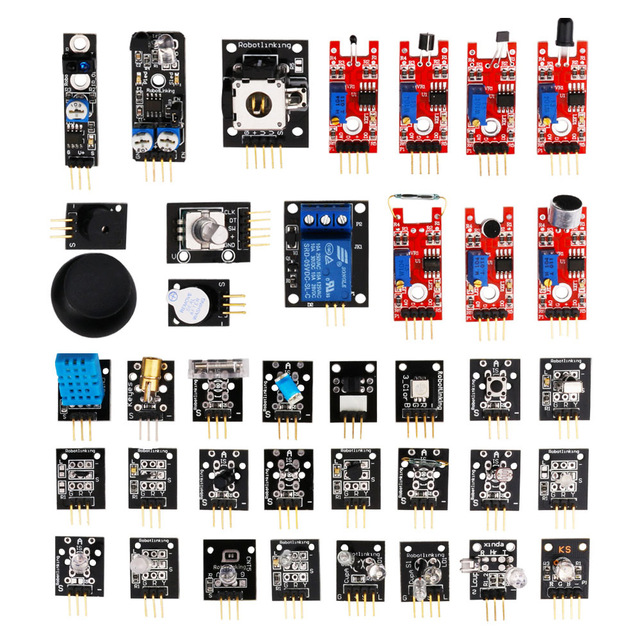 Bộ cảm biến 37 module dùng cho các thí nghiệm với board Arduino