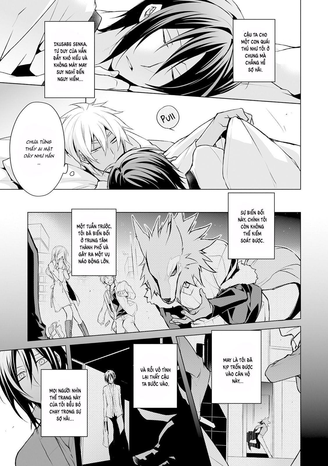 anh chàng người sói và tiểu thuyết gia lập dị chapter 3.1 7