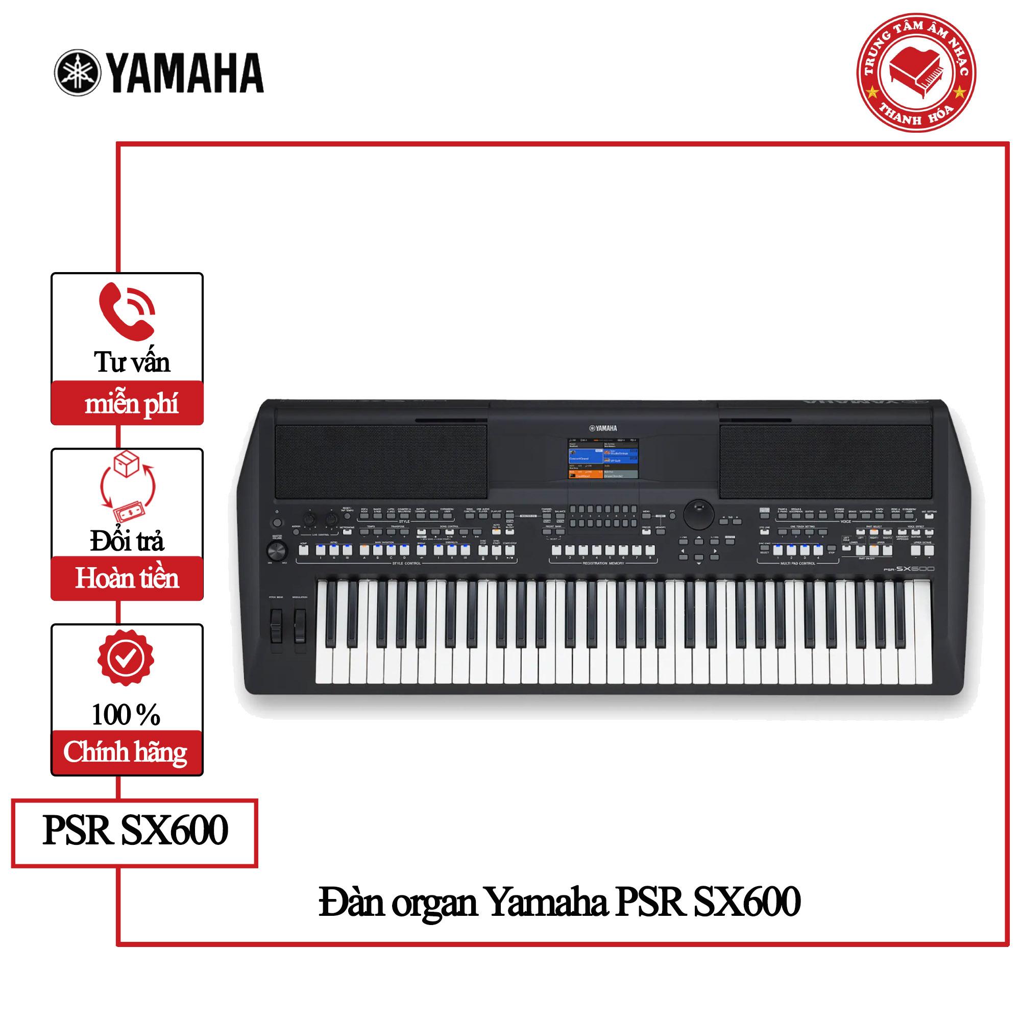 Đàn Organ Yamaha PSR SX600- Keyboard Yamaha SX600|| Hàng chính hãng