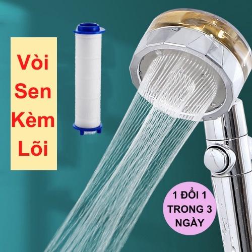 Vòi Sen Cầm Tay Tăng Áp KIYOSHI Tia Massage Tạo Cảm Giác Thư Giãn