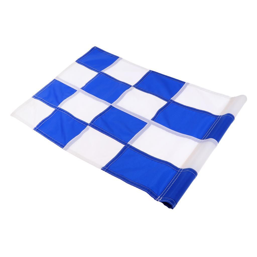 Set Of 2pcs Golf Putting Green Flag Solid Practice Flags With Tube