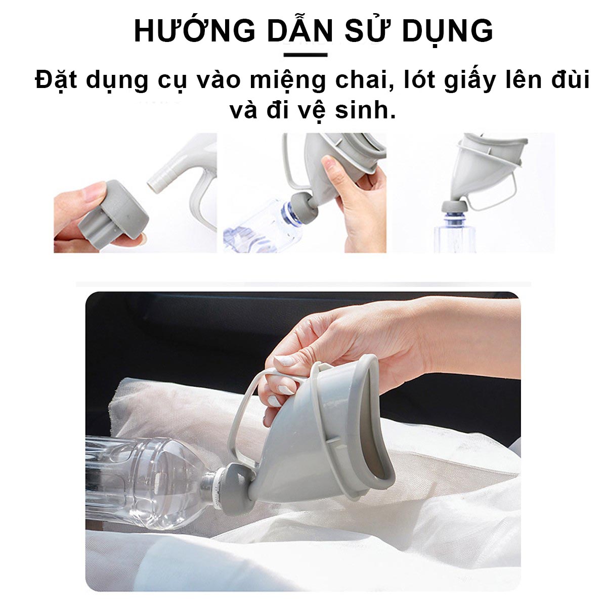 Dụng cụ đi tiểu khi đi ô tô / dã ngoại hoặc cho người bệnh