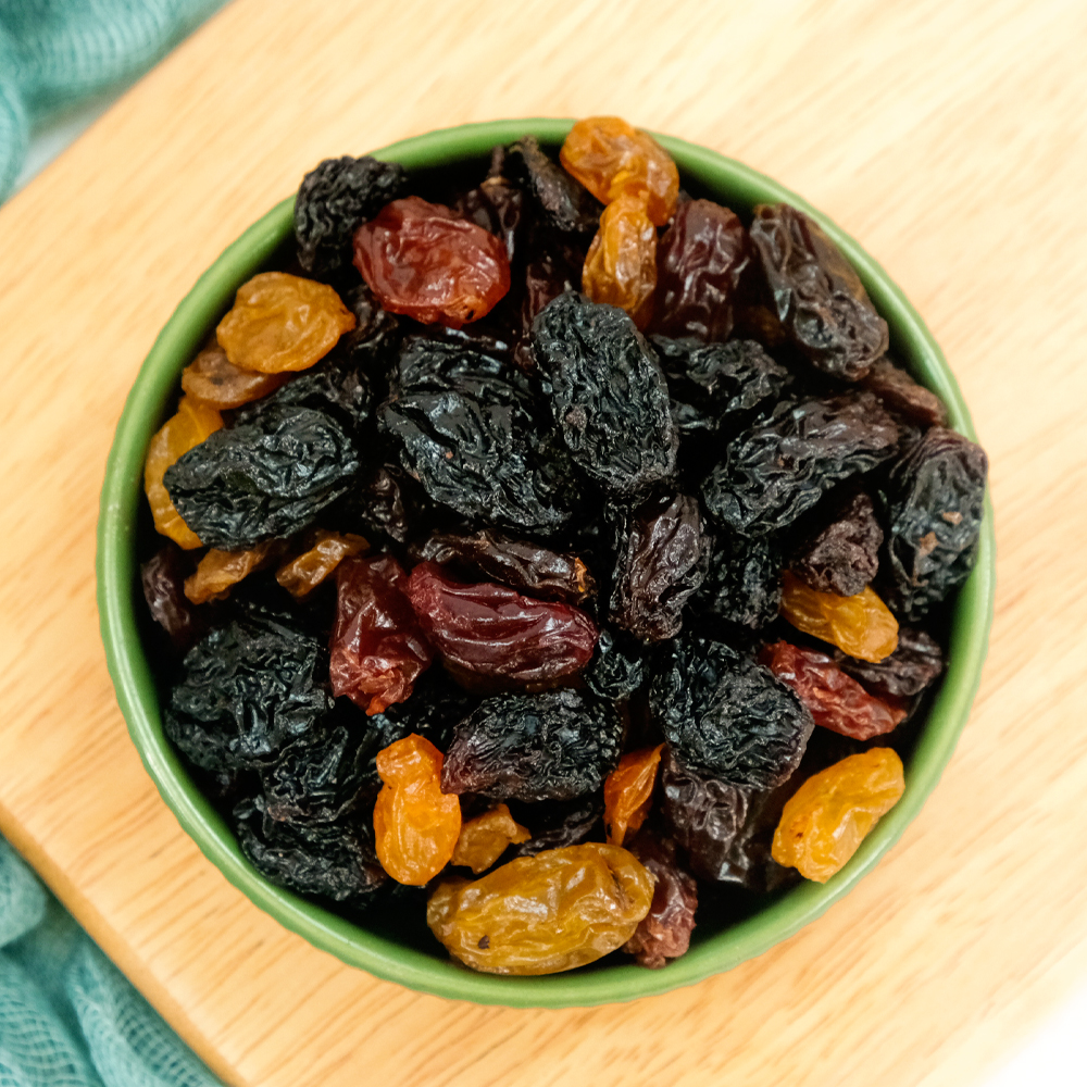 Nho khô Chile Raisins TANU NUTS 3 màu sấy chua ngọt không đường 400g