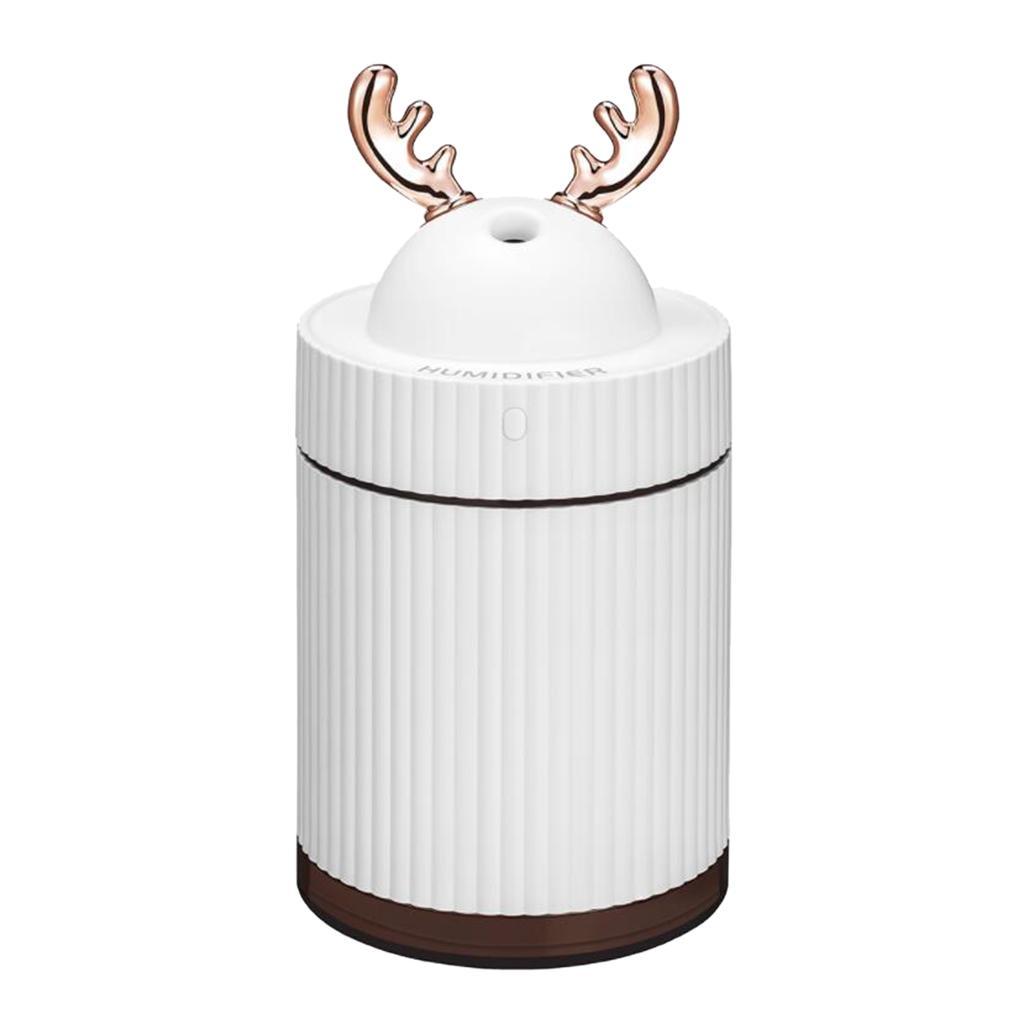 USB Air Mist Humidifier Essential Oil Diffuser Aroma Diffuser 260ml White