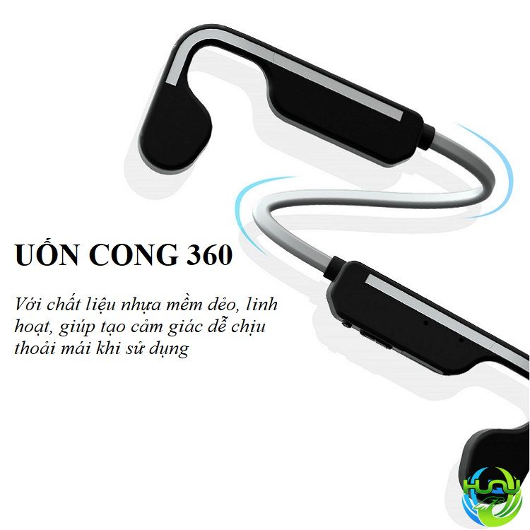 Tai nghe dẫn truyền xương thể thao Huqu G11- Uốn cong 360 độ