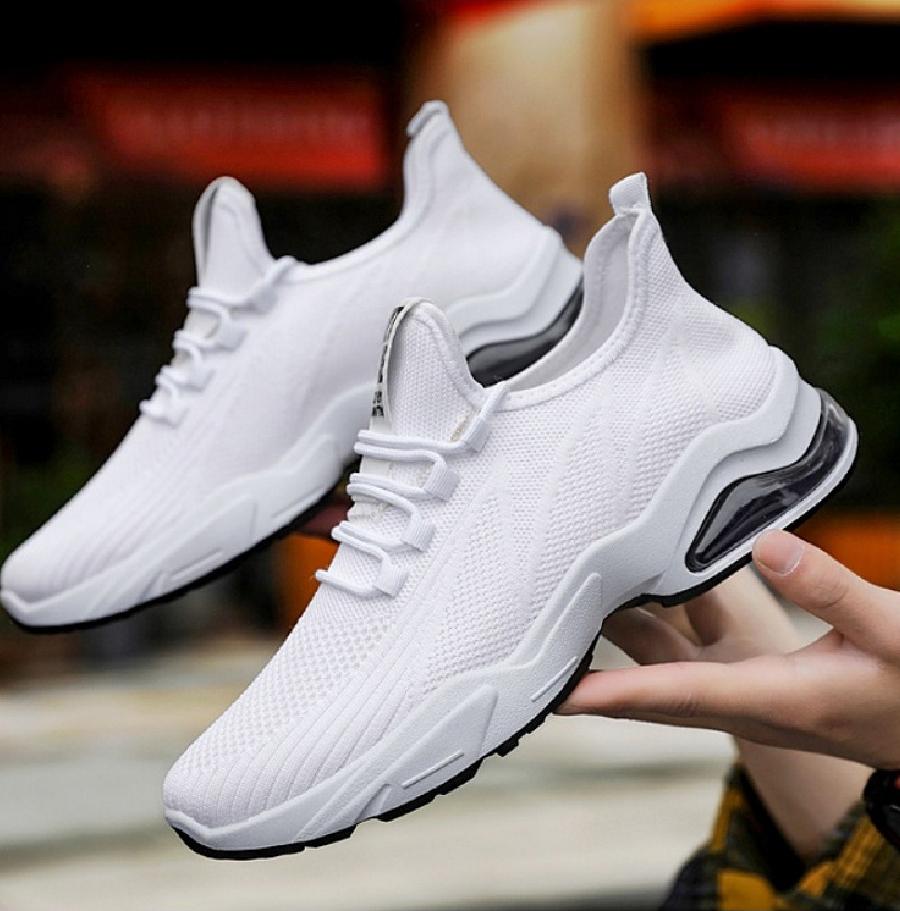 Giày nam, giày sneaker nam cao cấp vải dệt siêu thoáng khí mẫu mới hot 2020