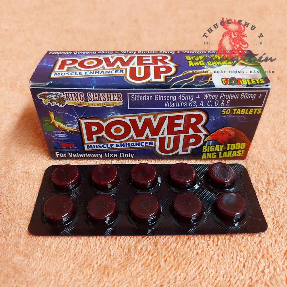 Power up thu.ốc dành cho gà đá - vĩ 10 viên