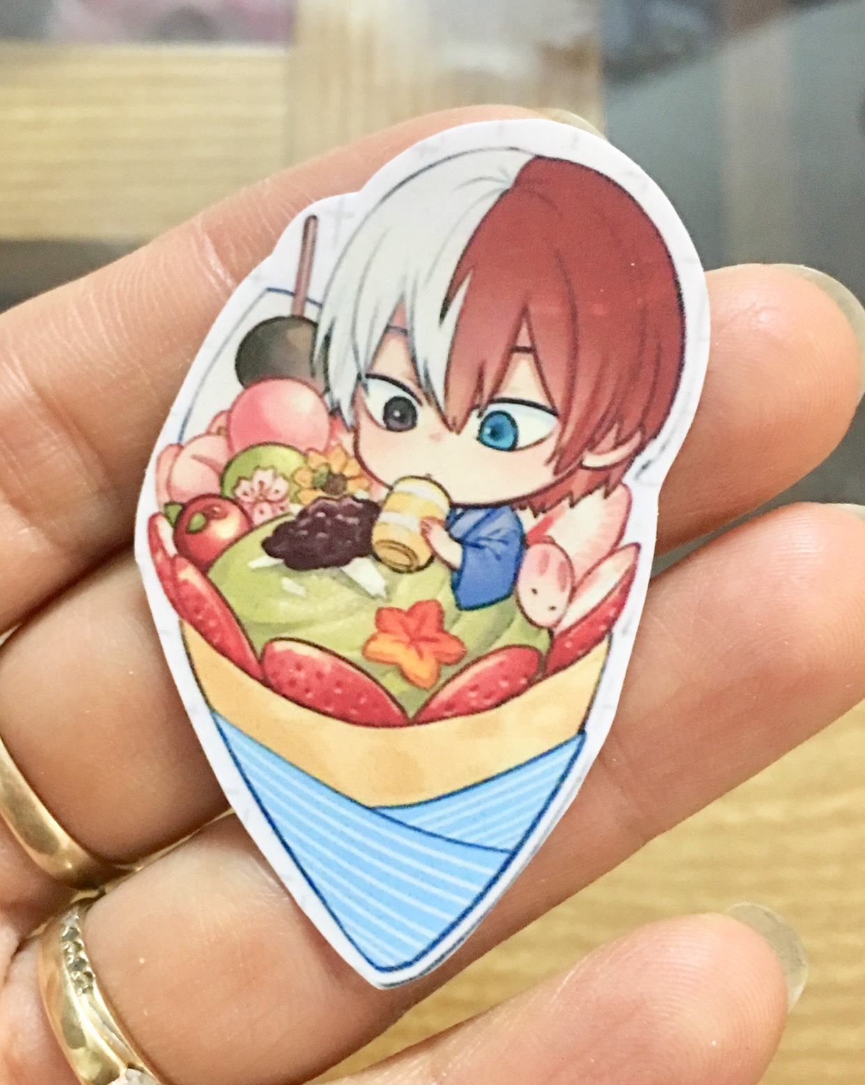 Ảnh sticker  My Hero Academia combo 30 cái