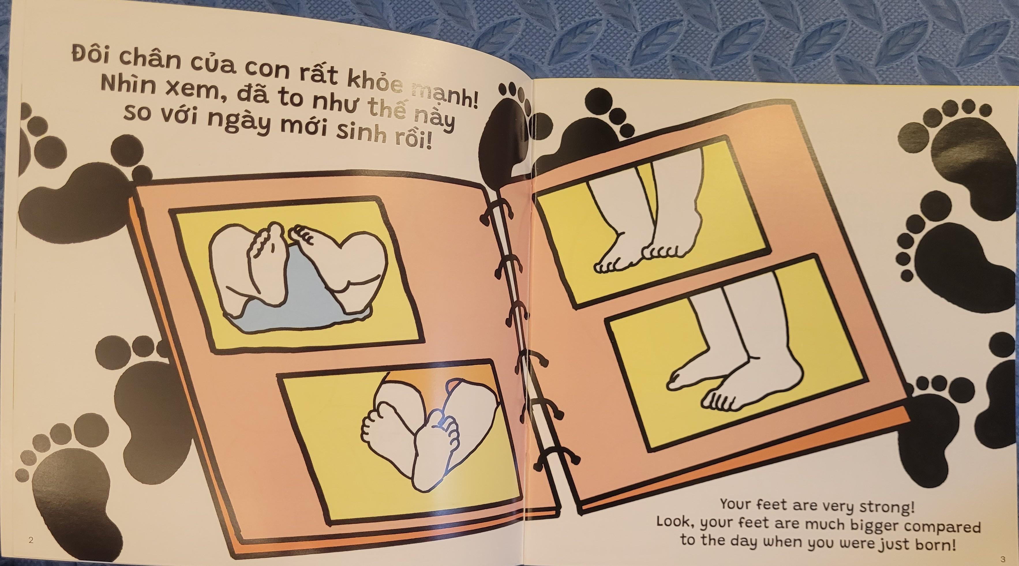 Sách Ehon Miu Bé Nhỏ Phần 4 Song Ngữ - Miu Bé Nhỏ Đừng Đi Chân Đất Nhé