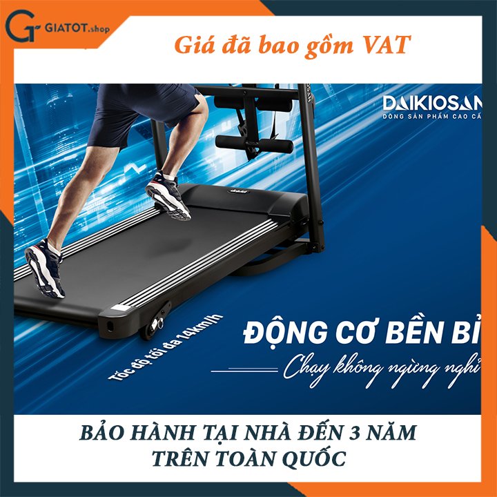 Máy chạy bộ đa năng chính hãng Daikiosan DVCB-00002 cao cấp