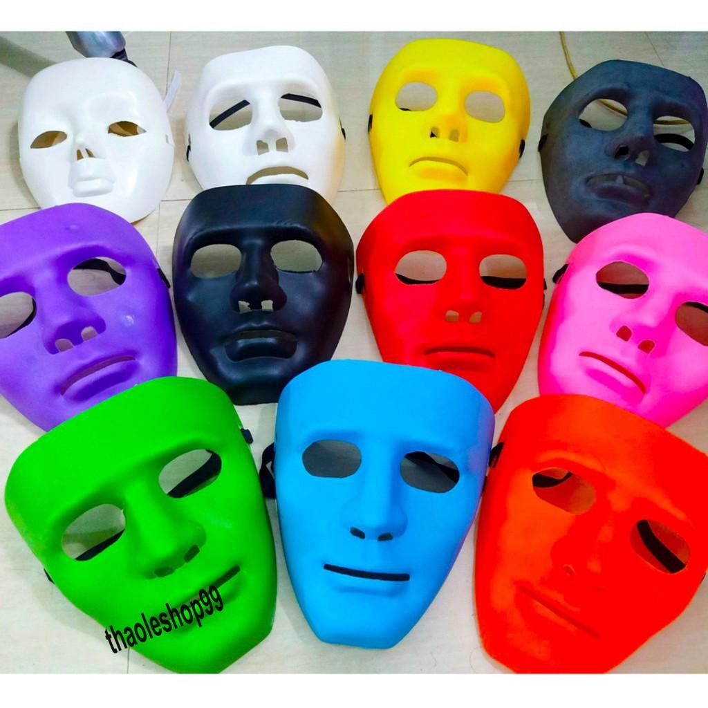 Mặt Nạ Jabbawockeez Mặt Nạ Cosplay Mặt Nạ Hóa Trang Màu Trắng i49 Hàng nhập khẩu