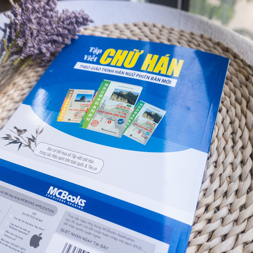 Sách - Combo Giáo Trình Hán Ngữ 1 Tập 1 Quyển Thượng Và Tập Viết Chữ Hán Theo GTHN- Kèm App Học Online