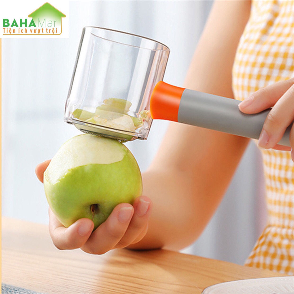 CỐC GỌT CỦ QUẢ, TRÁI CÂY ĐA NĂNG TỰ GOM GỌN VỎ "BAHAMAR" rất thuận tiện trong sử dụng, là dụng cụ cần thiết mỗi gia đình. Có thể mang theo đi du lịch, cắm trại