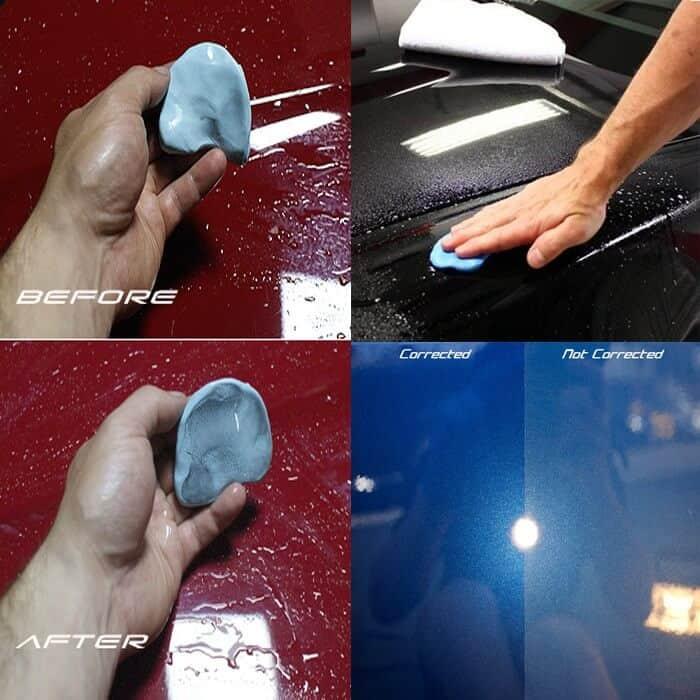 Đất sét Tẩy bụi sơn, Tẩy Ố Kính, mạ crom - XETA - Hỗ trợ làm sạch bóng bề mặt vỏ xe, kính ô tô, không Gây Trầy Xước Xe.