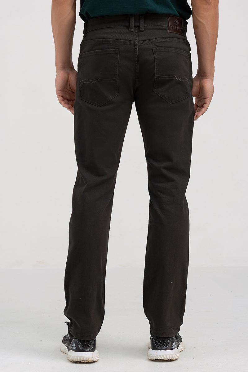 Quần khaki jeans form ôm KP22SS03-JN - BROWN