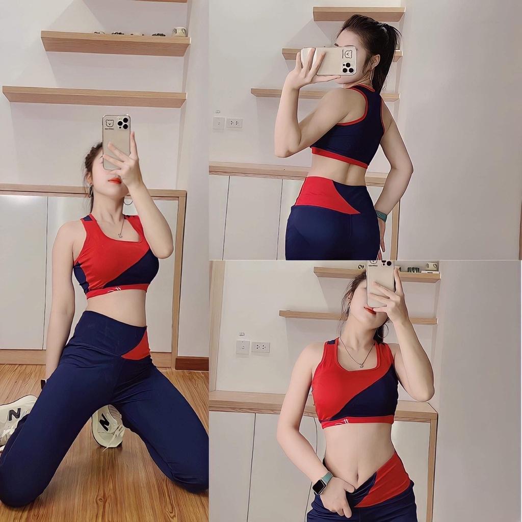 Bộ bra phối màu xám, đỏ mẫu mới đồng phục cho đội nhóm siêu đẹp, siêu độc lạ