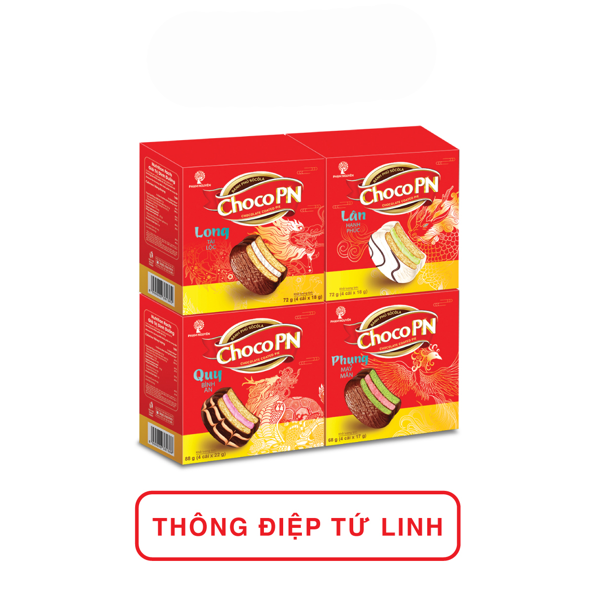 Bánh phủ sôcôla Vẹn Tròn Phú Quý - Choco PN 300