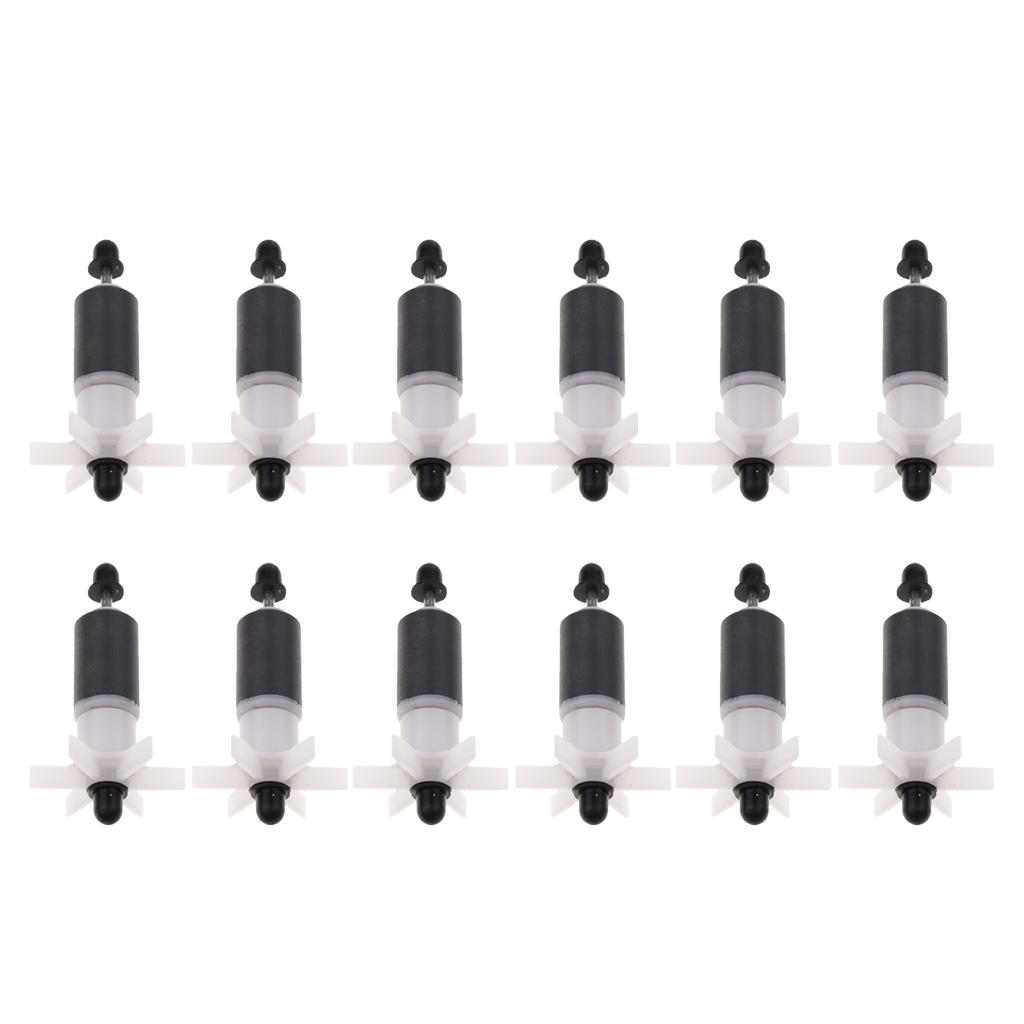 12pcs Ceramics Filter Replacement Impeller Rotor Aquarium Parts 70mm
