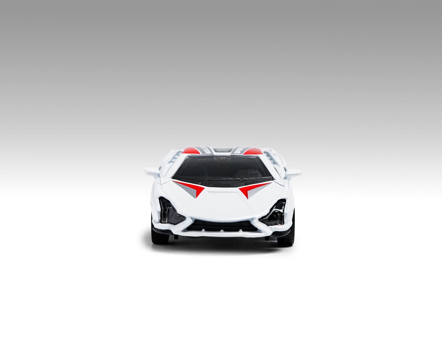 Đồ Chơi Mô Hình Xe Hợp Kim Chạy Đà - Alloy Pull Back Car - Toys&amp;Joys 53251 - Xe Đua L Hai Cửa - Màu Trắng