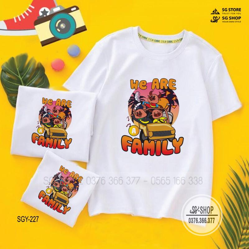 Áo thun We are family - Mẫu Tân Sửu - Đủ size cho gia đình | SGSHOP