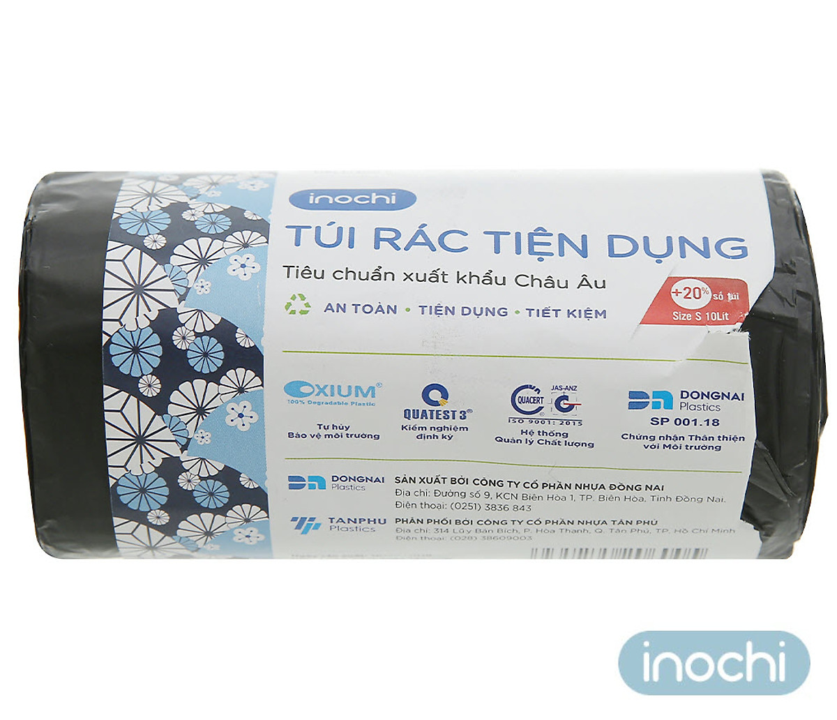 Túi Rác Tiện Dụng Soji Siêu Dai 10L-25L-50L Xuất Nhật - Hàng Chính Hãng inochi ( Tặng kèm khăn lau đa năng pakasa)