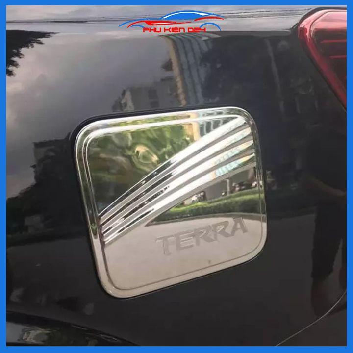 Ốp nắp bình xăng Terra 2018-2019-2020 mạ crom chống trầy trang trí ô tô