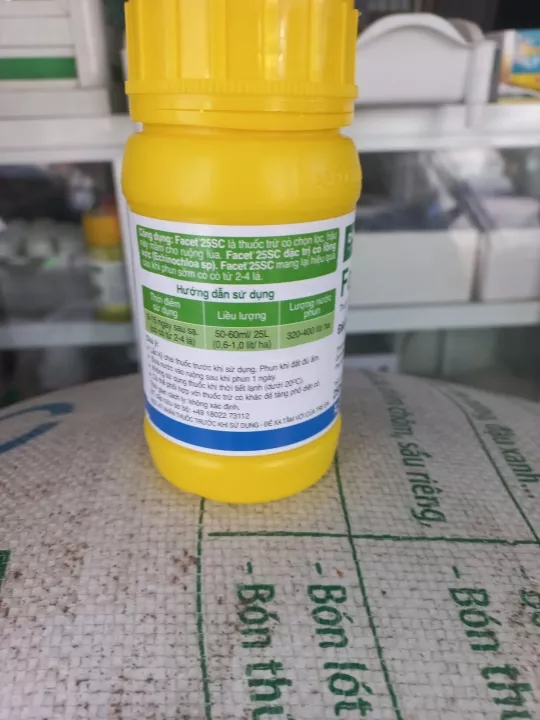Chế phẩm trừ cỏ trên ruộng lúa Facet 25SC 250ml