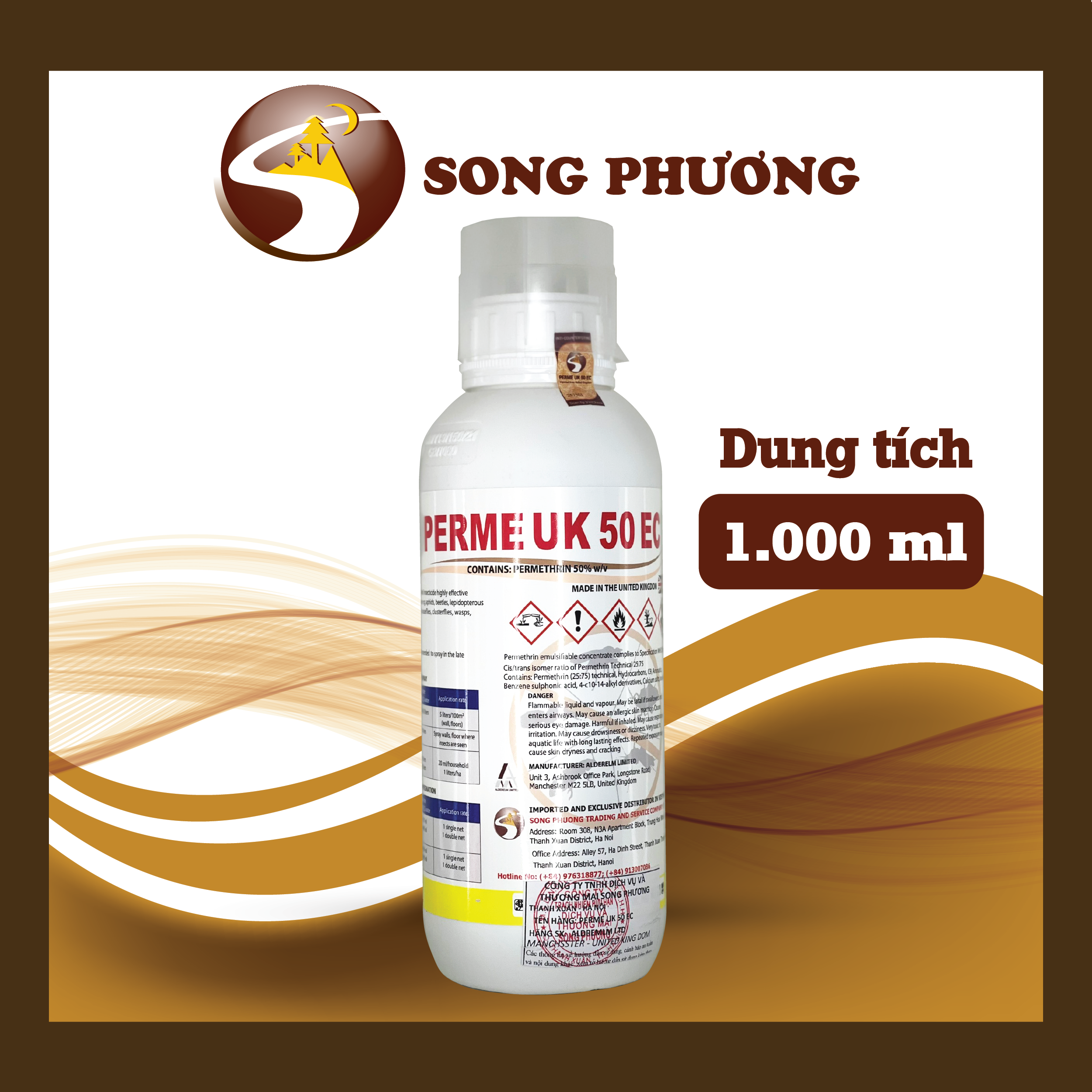 Perme UK 50 EC Diệt côn trùng loại 1000 ml