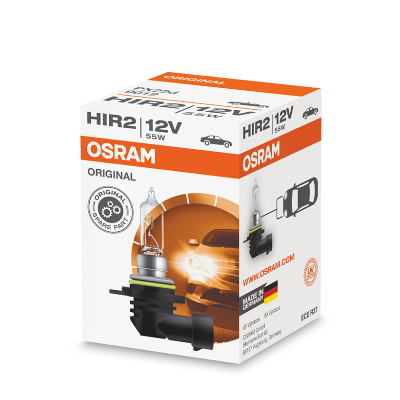 Bóng Đèn Halogen OSRAM Original HIR2 12V 55W (Chân Cong)