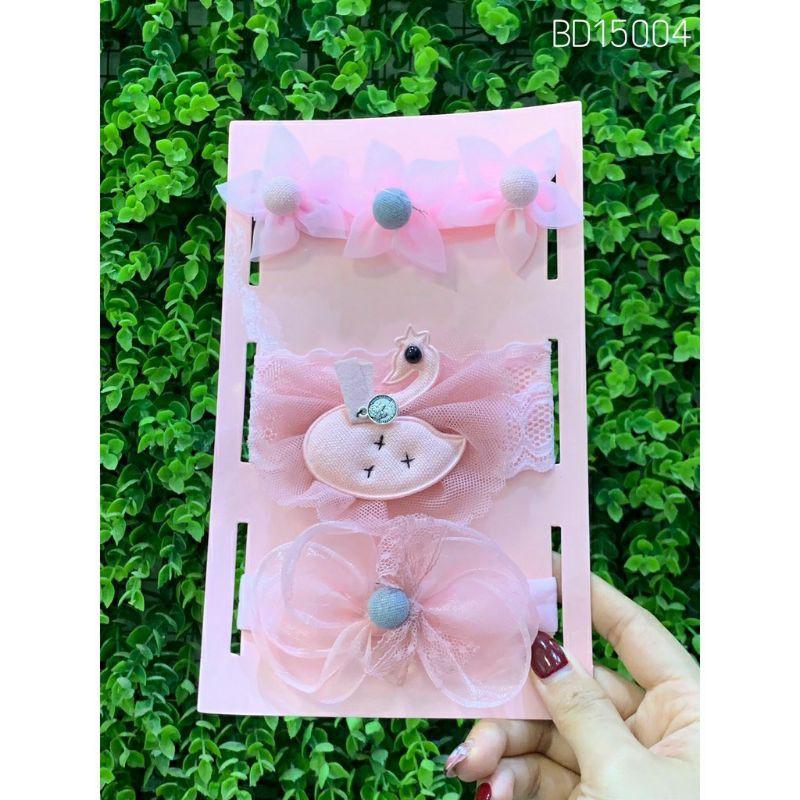 Set 3 băng đô, Turban dễ thương phong cách Hàn Quốc cho bé