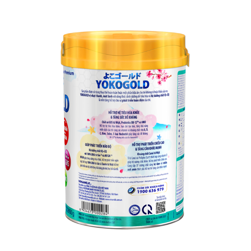 Sữa bột Vinamilk YOKOGOLD 1 850g (cho trẻ từ 0 - 1 tuổi)