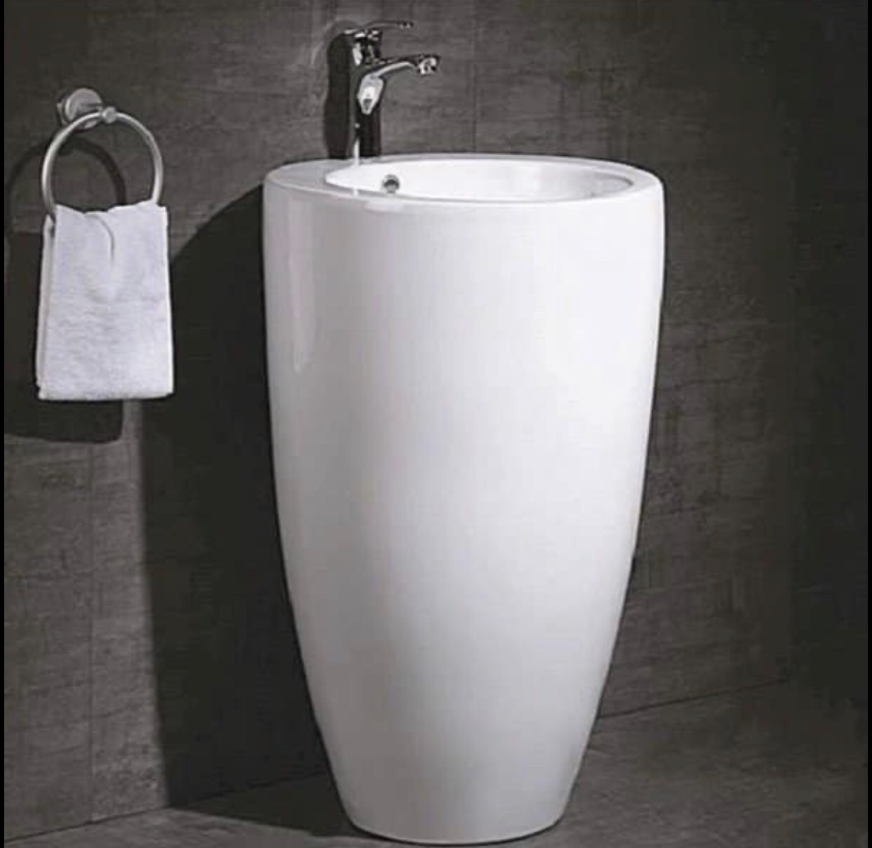 Chậu lavabo TRỤ TRÒN GROVES GRVL2085 (850x430x430)