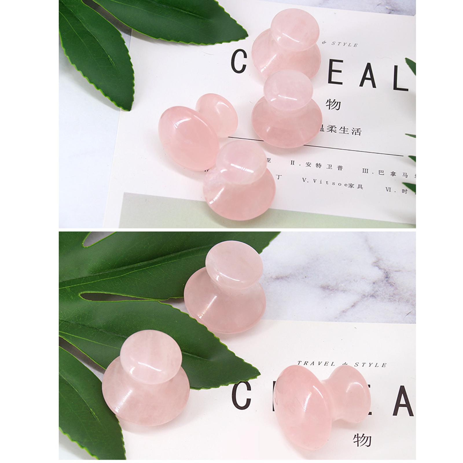 Thanh mát xa hình nấm bằng ngọc bích nâng da mặt thư giãn